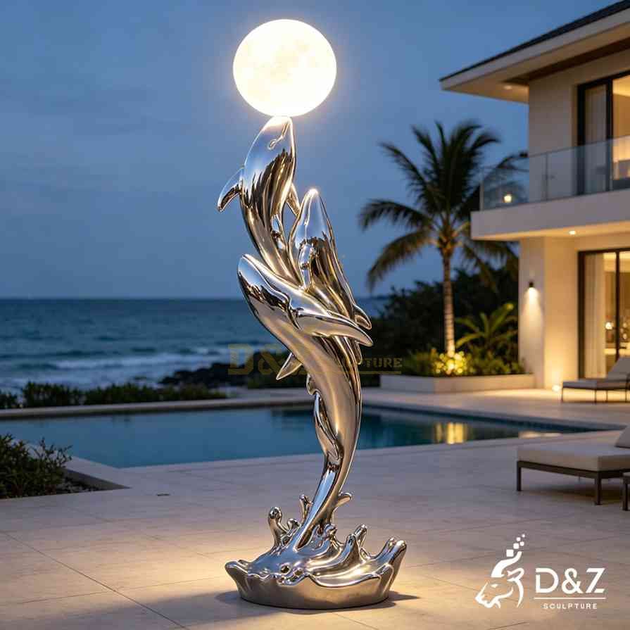 Dolphin Floor Lamp 3 Dolphin Floor Lamp 3