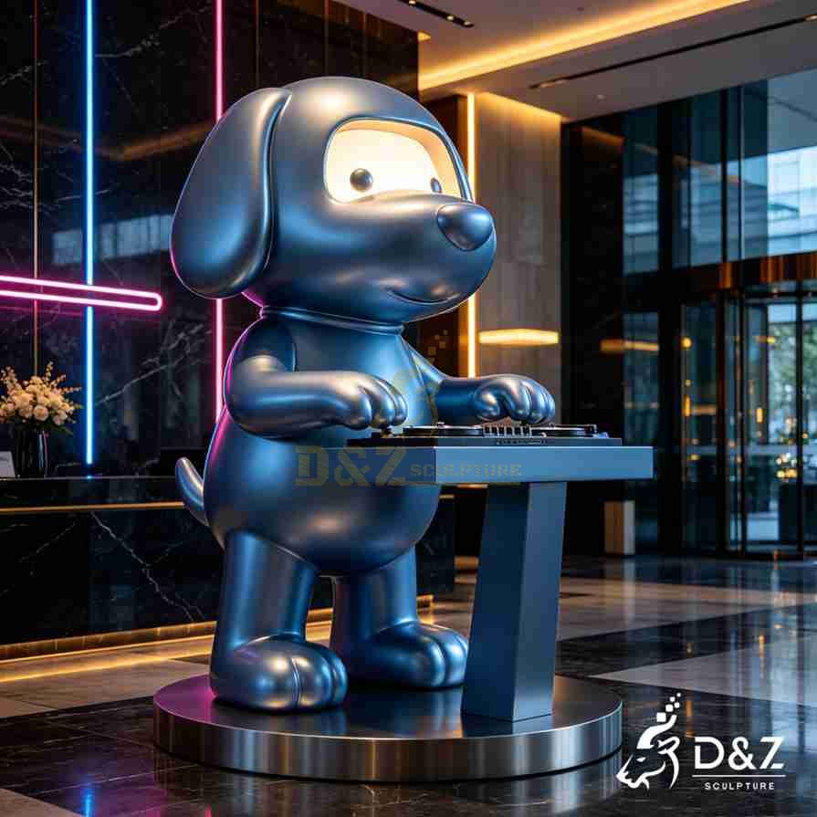 Large Metal Dog Floor Lamp 5 Large Metal Dog Floor Lamp 5