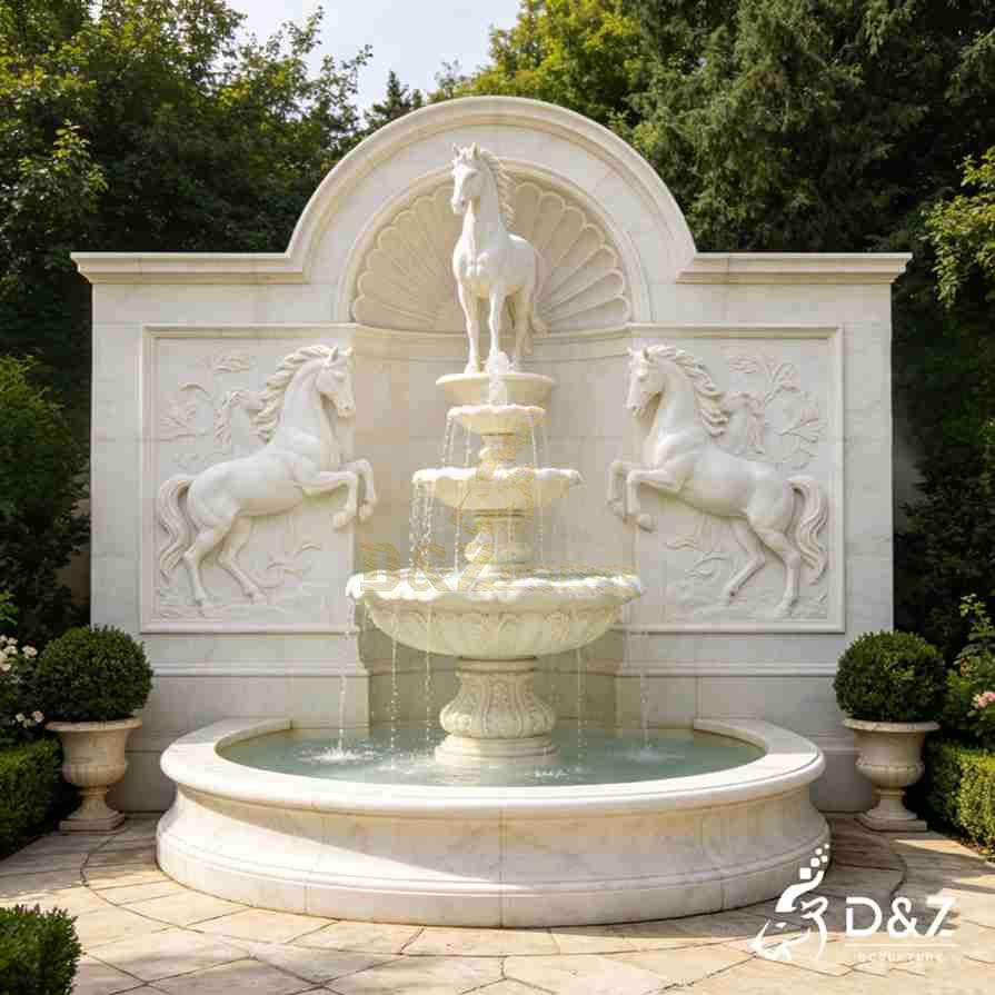 Horse Wall Fountain 3 Horse Wall Fountain 3