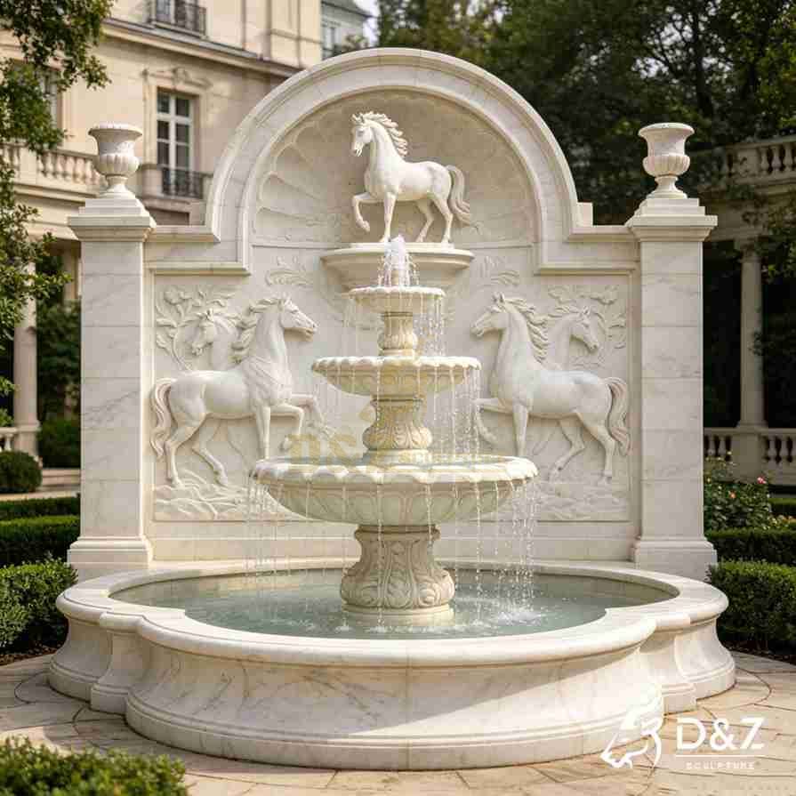 Horse Wall Fountain 4 Horse Wall Fountain 4