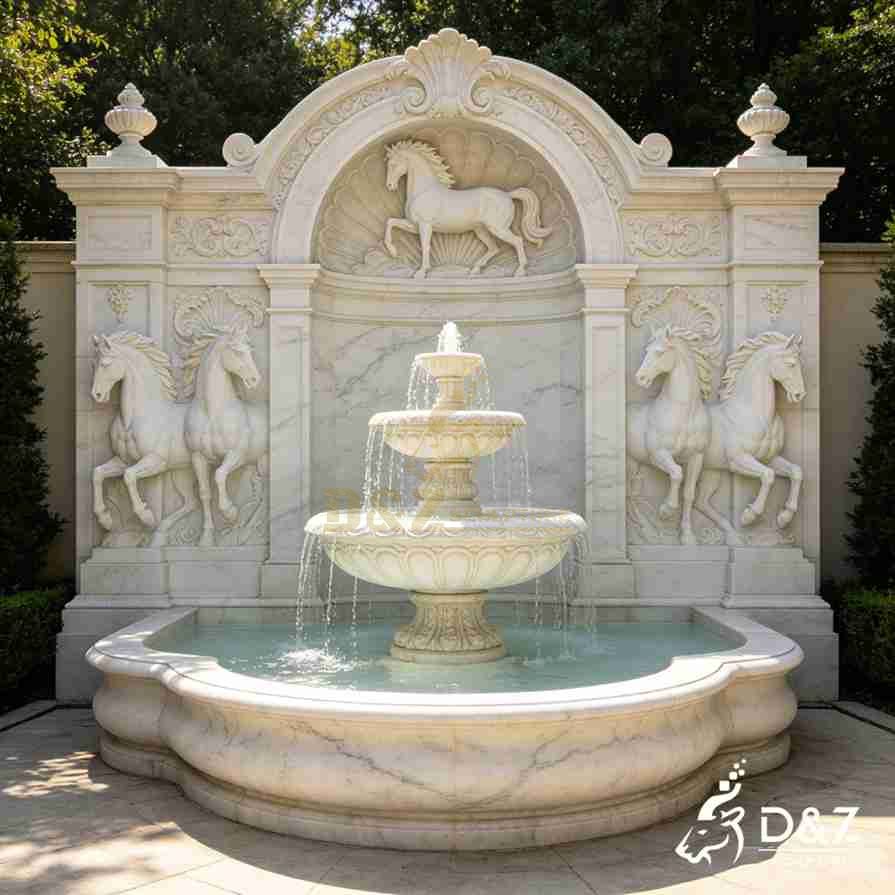 Horse Wall Fountain 5 Horse Wall Fountain 5