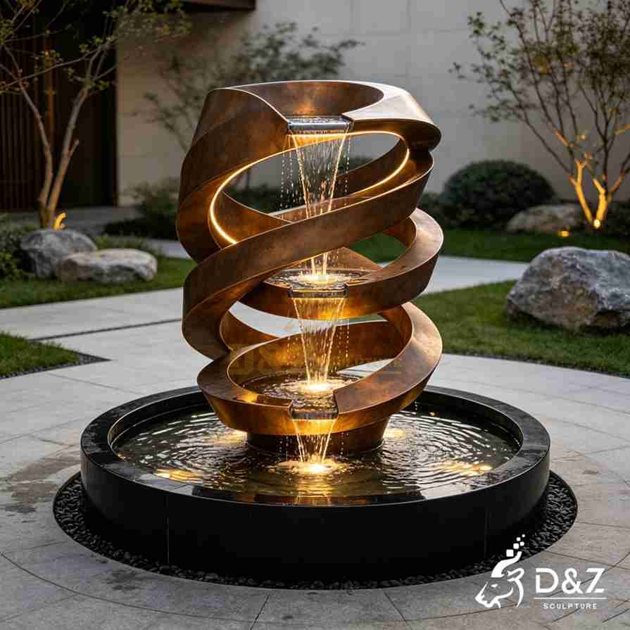 Spiral Water Fountain 1