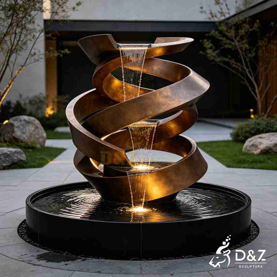 Spiral Water Fountain 4