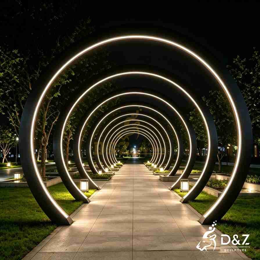 LED Light Tunnel Sculpture 4