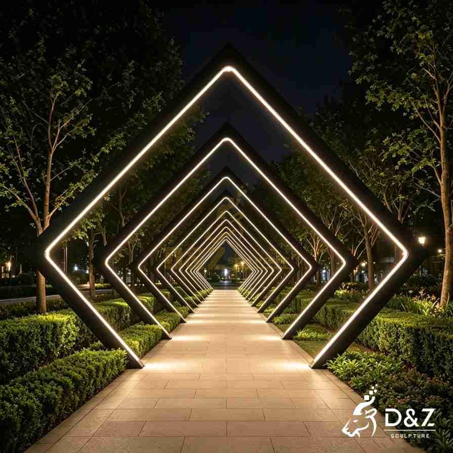 LED Light Tunnel Sculpture 5