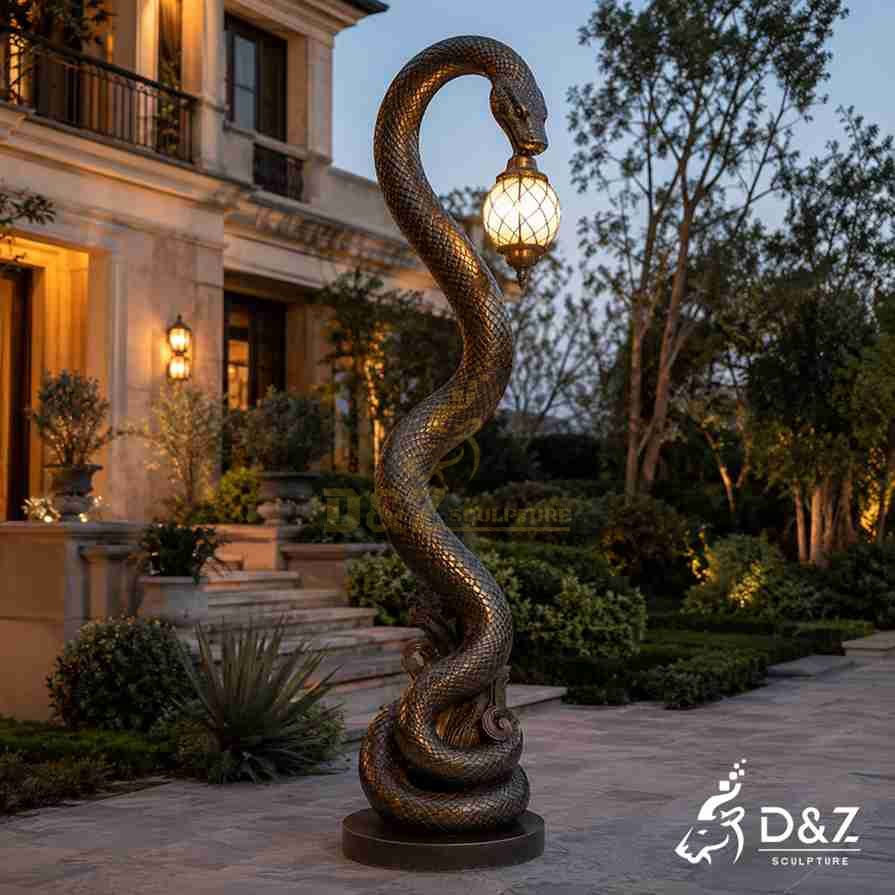 15-2 Large Modern Bronze & Metal Floor Lamps