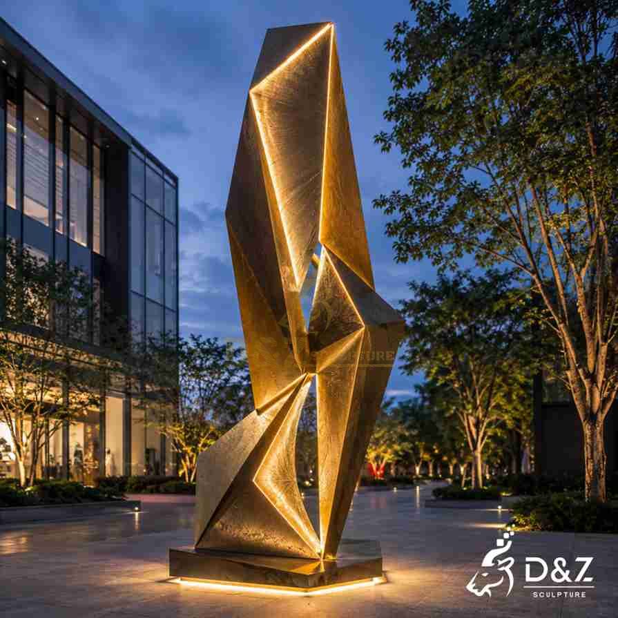 15-8 Large Modern Bronze & Metal Floor Lamps