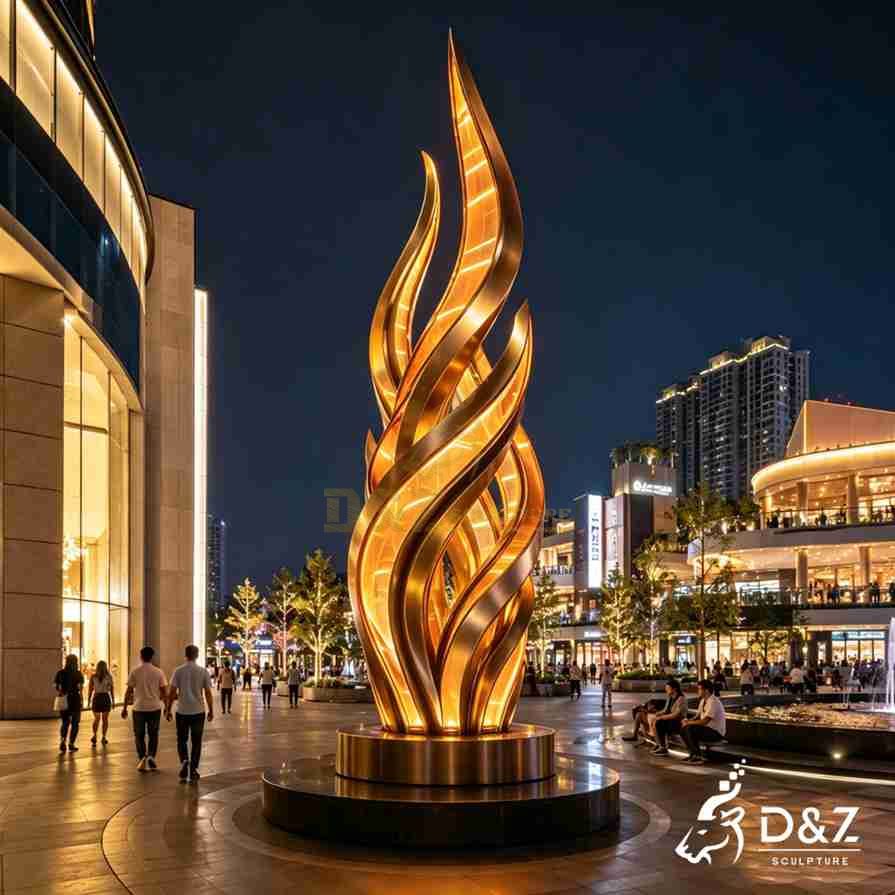15-9 Large Modern Bronze & Metal Floor Lamps