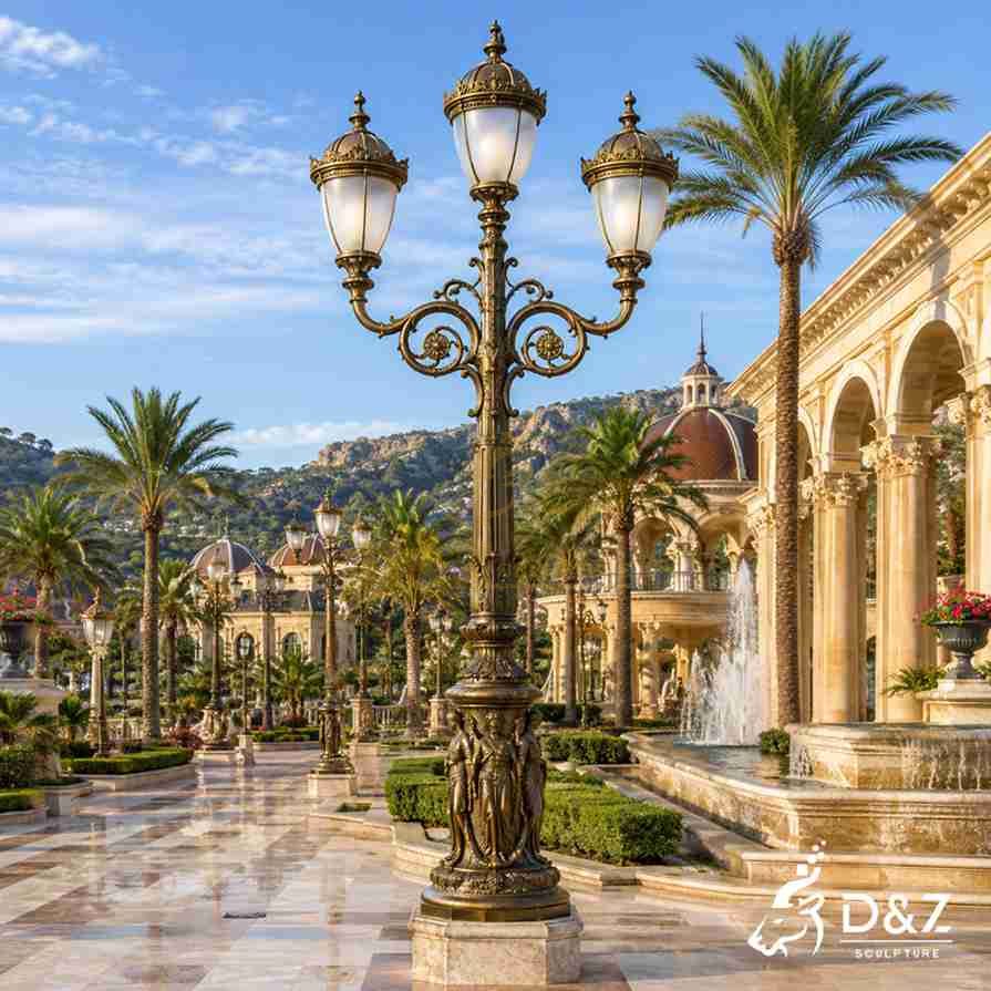 Bronze Three Headed Floor Lamp 6