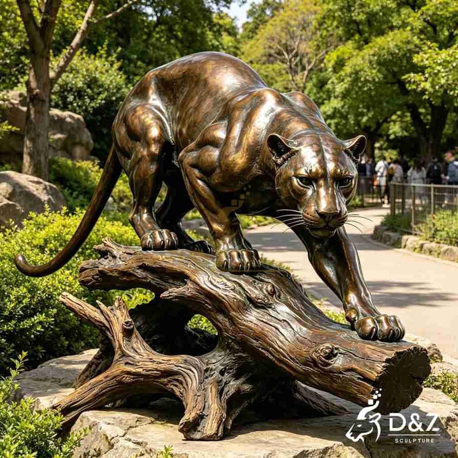 Prowling Leopard Statue 3