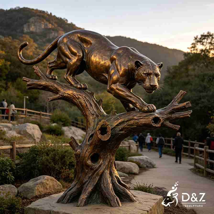 Prowling Leopard Statue 6