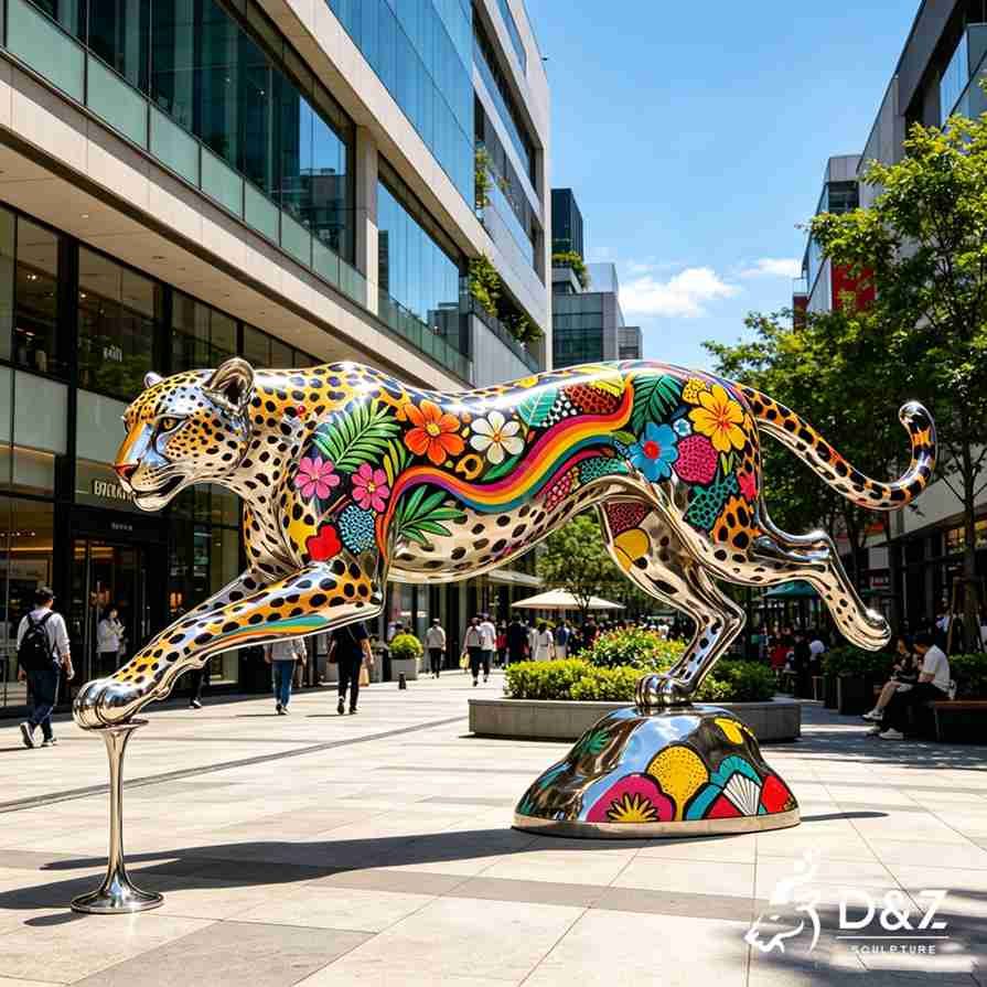 Glam Leopard Sculpture 5