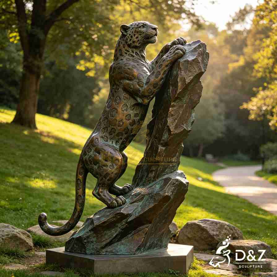Snow Leopard Statue 2