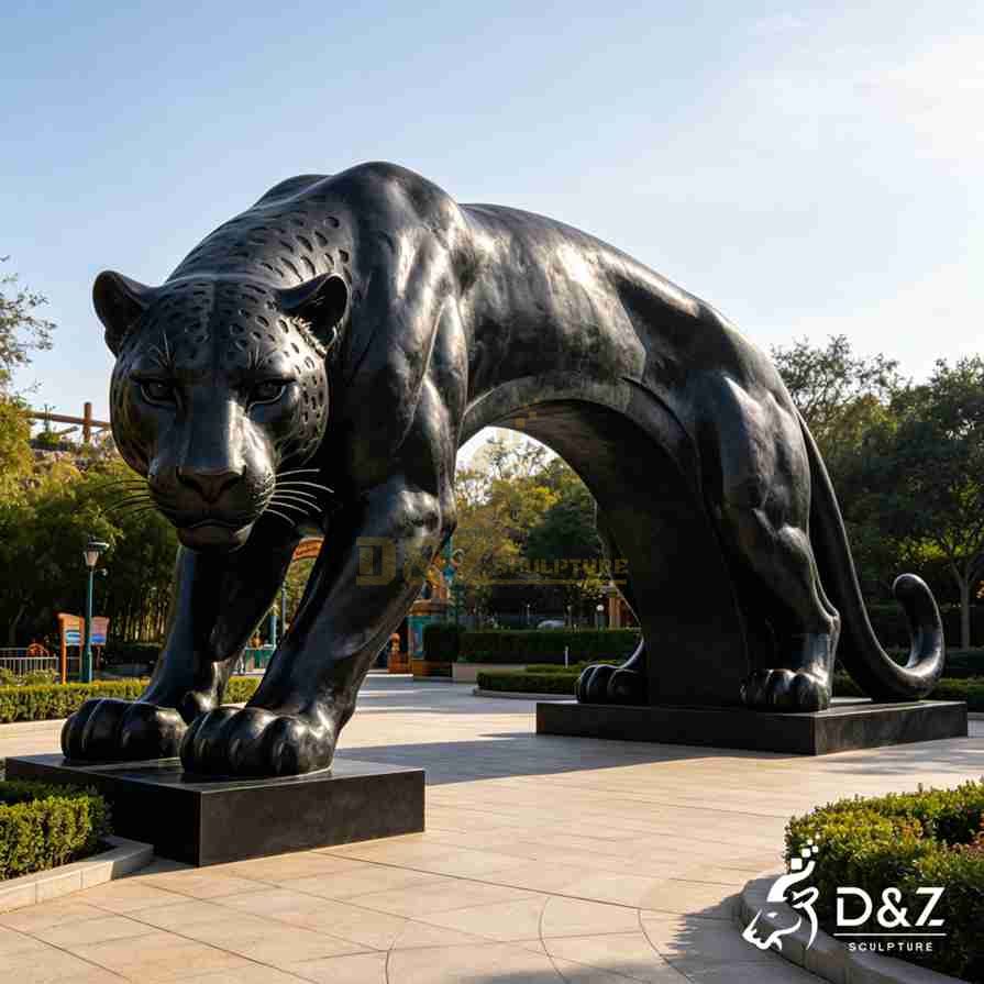Black Leopard Statue 5