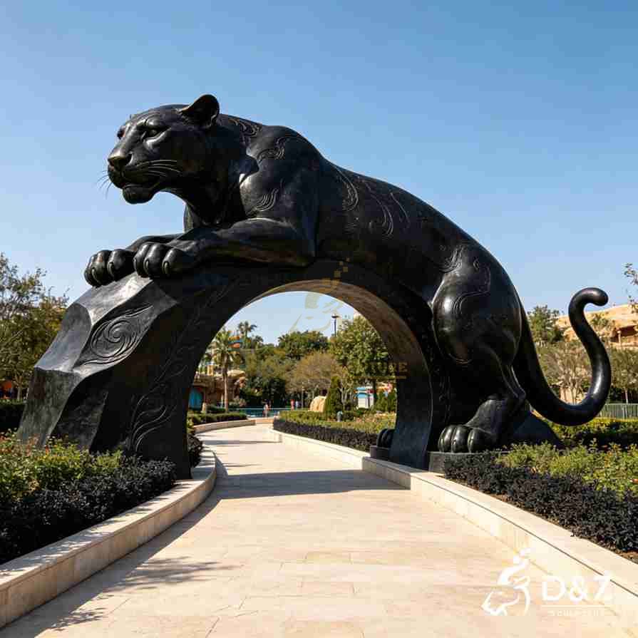 Black Leopard Statue 6