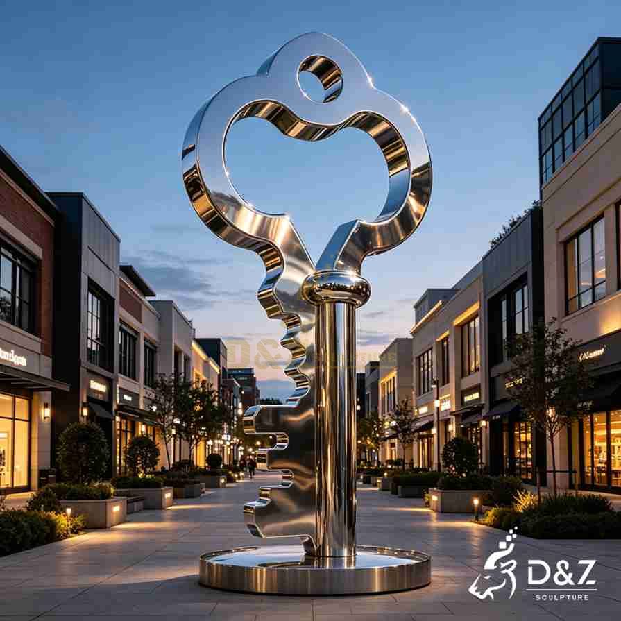Metal Key Sculpture 1