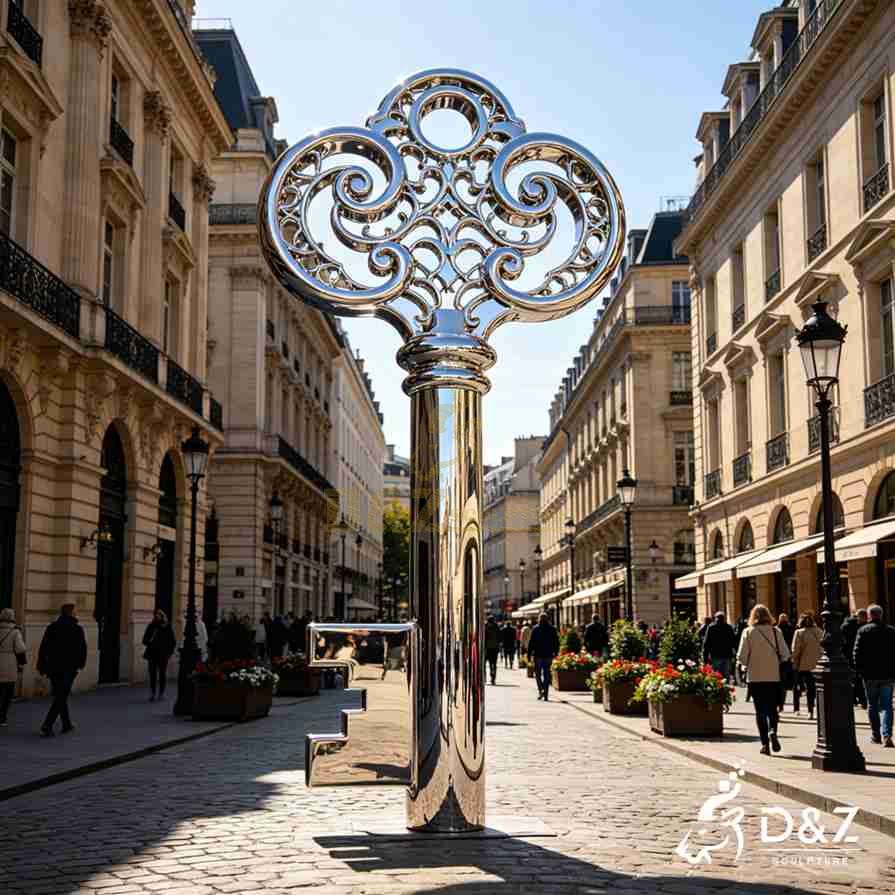 Metal Key Sculpture 5