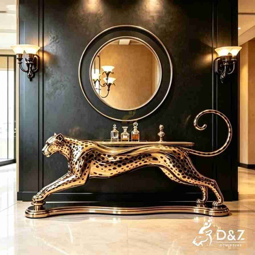 Leopard Console Table 4 Leopard Console Table 4