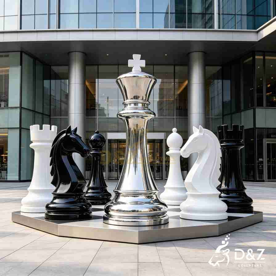Metal Chess Sculpture 2 Metal Chess Sculpture 2