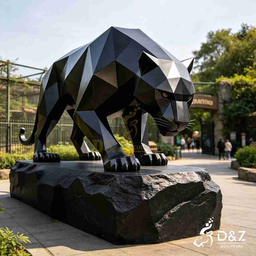 Black Leopard Sculpture 6 Black Leopard Sculpture 6