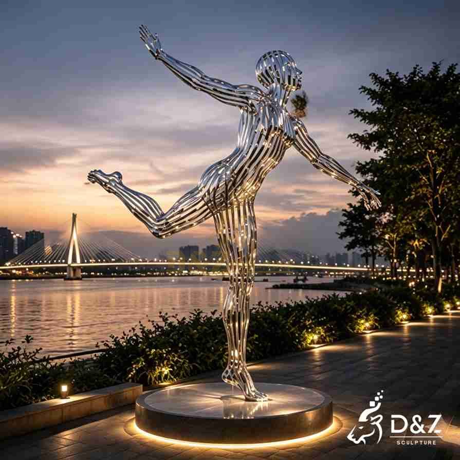 Sliced Metal Figure Sculpture 2 Sliced Metal Figure Sculpture 2
