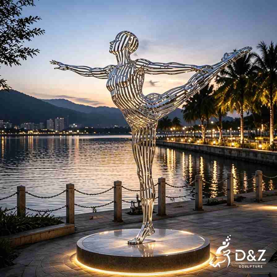 Sliced Metal Figure Sculpture 3 Sliced Metal Figure Sculpture 3