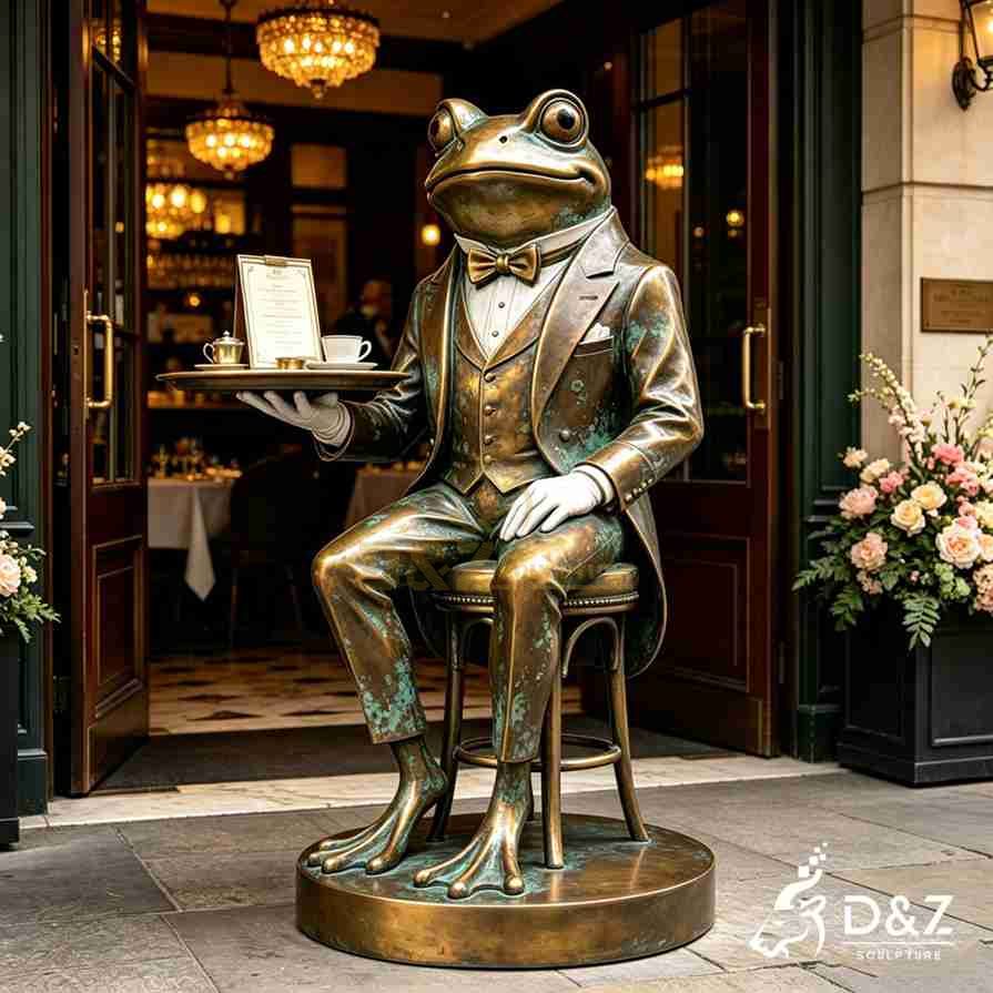 Frog Butler Statue with Tray 5 Frog Butler Statue with Tray 5