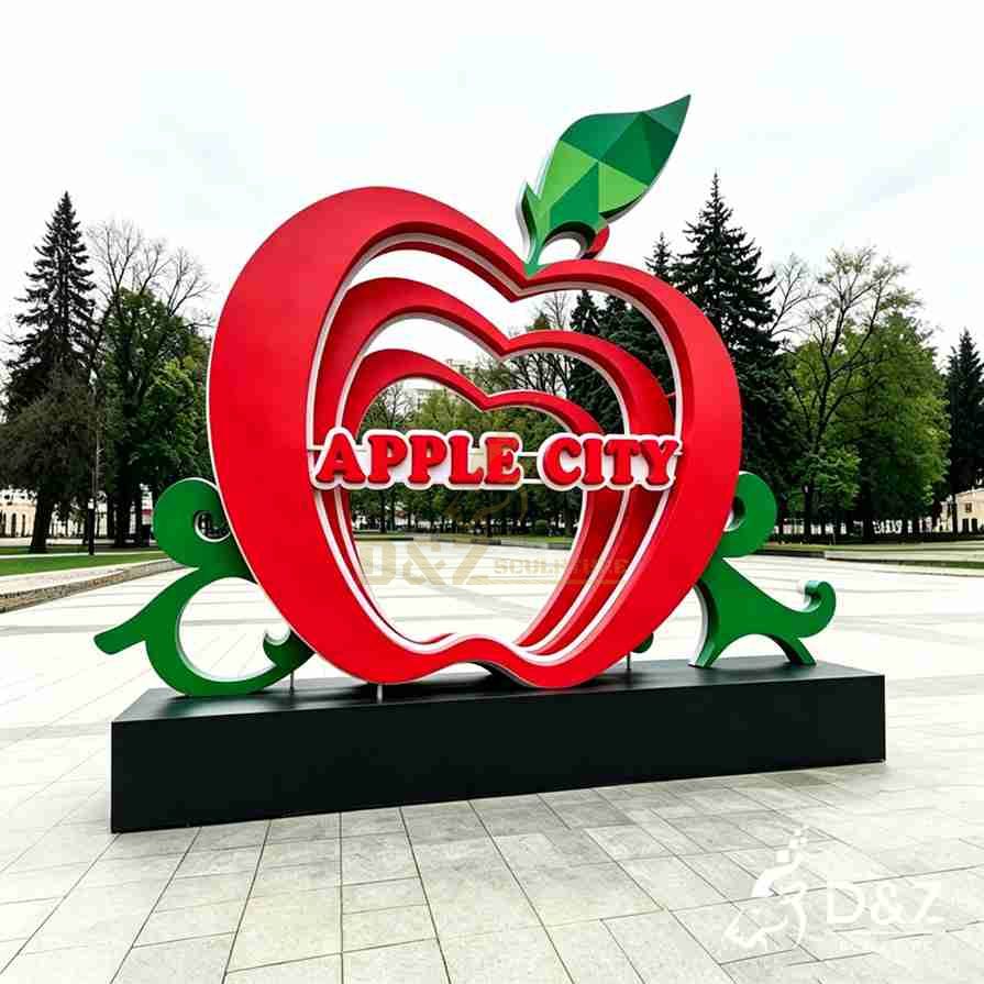 Red Apple Sculpture 2 Red Apple Sculpture 2