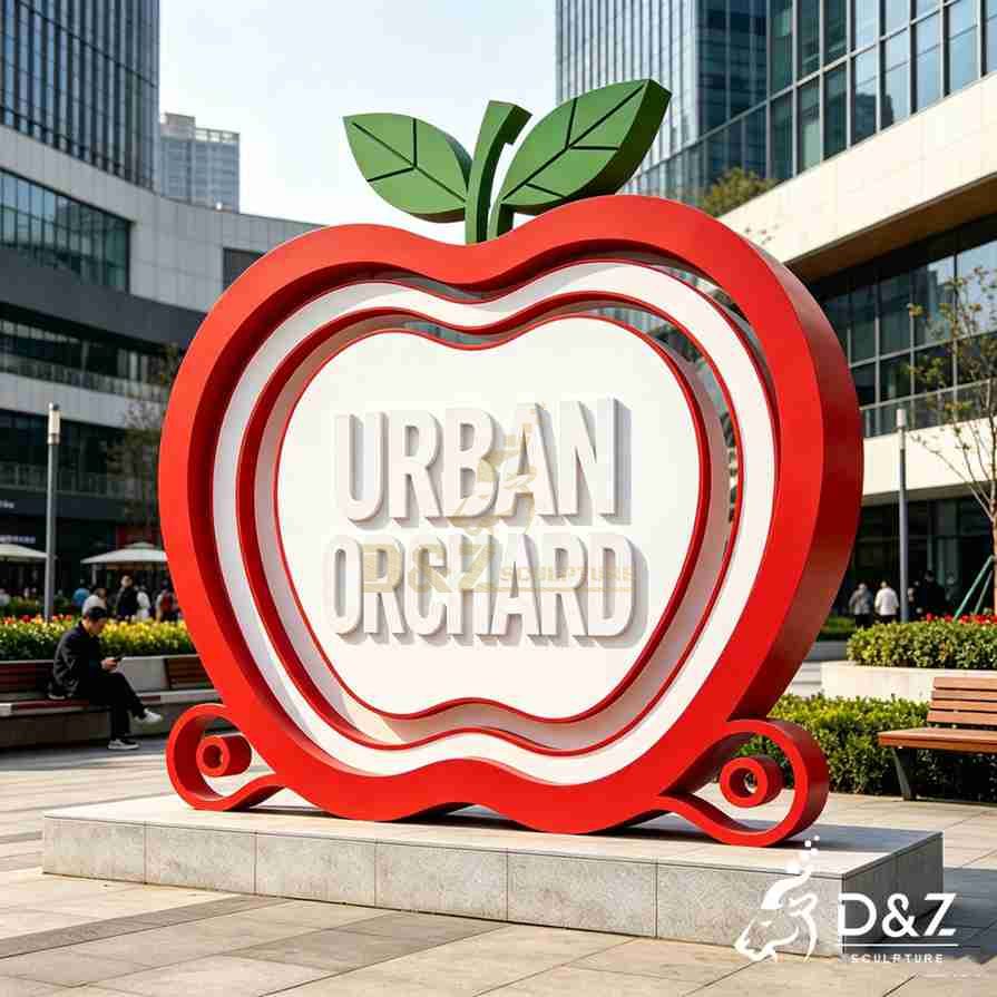 Red Apple Sculpture 5 Red Apple Sculpture 5
