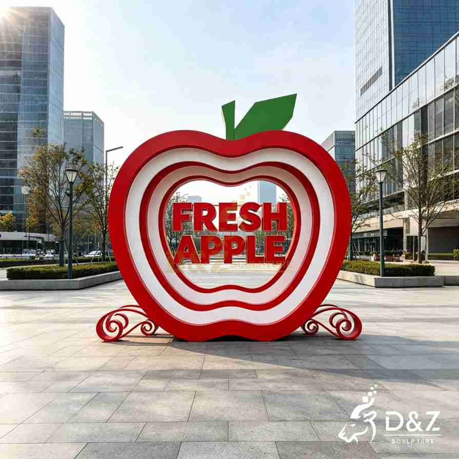 Red Apple Sculpture 6 Red Apple Sculpture 6