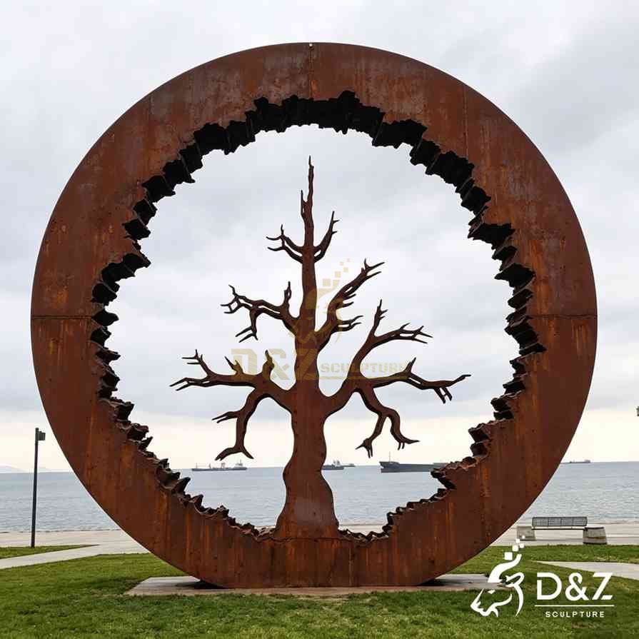 Corten Steel Tree Sculpture 1 Corten Steel Tree Sculpture 1