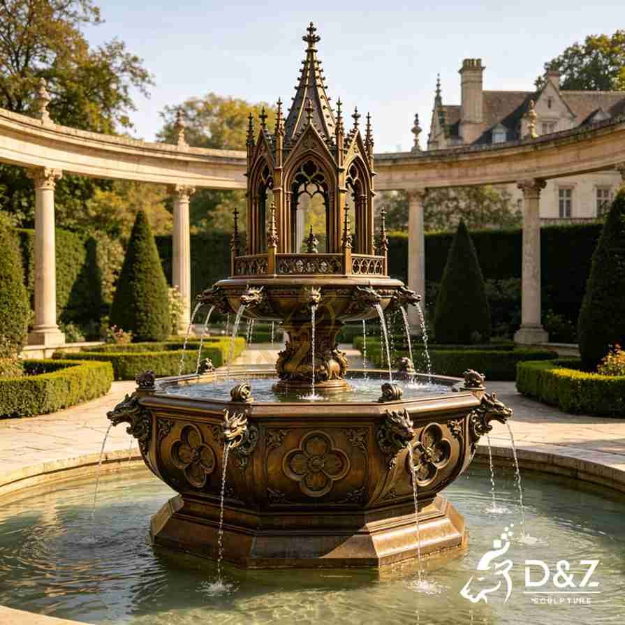 Gothic Castle Fountain 1 Gothic Castle Fountain 1