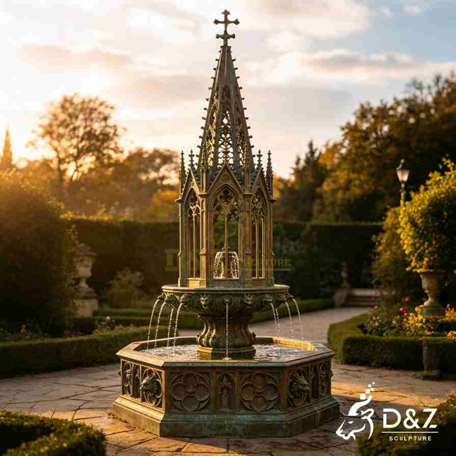 Gothic Castle Fountain 5 Gothic Castle Fountain 5