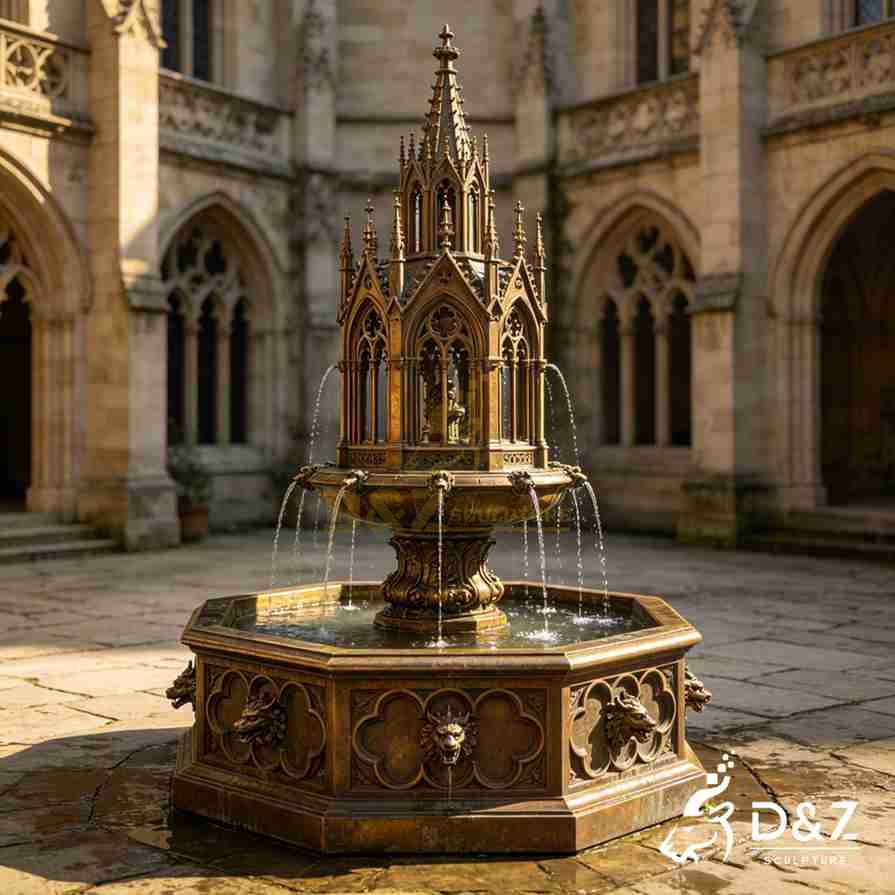 Gothic Castle Fountain 6 Gothic Castle Fountain 6