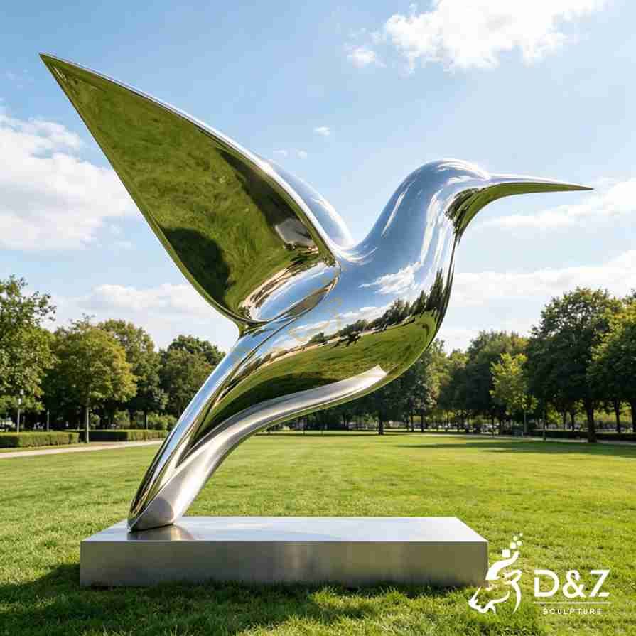 Metal Flying Bird Sculpture 6 Metal Flying Bird Sculpture 6
