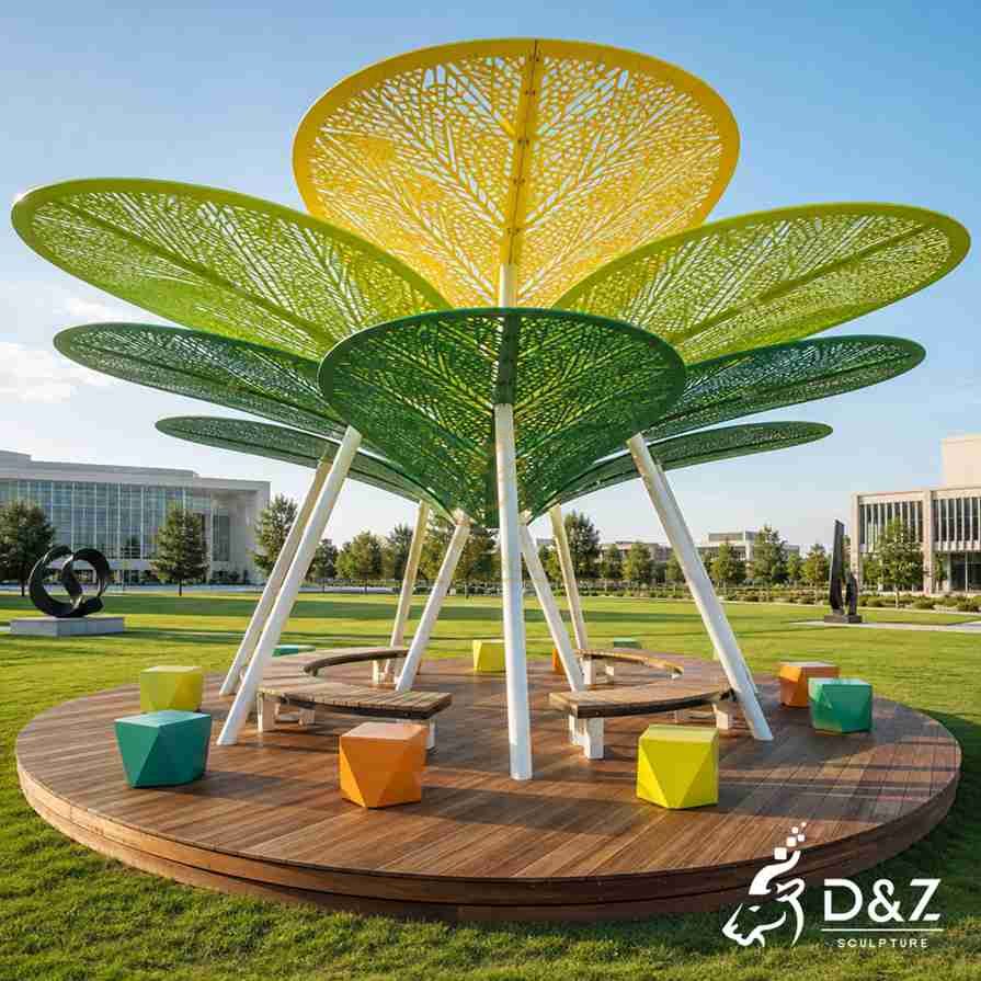 Metal Leaf Pergola 5 Metal Leaf Pergola 5