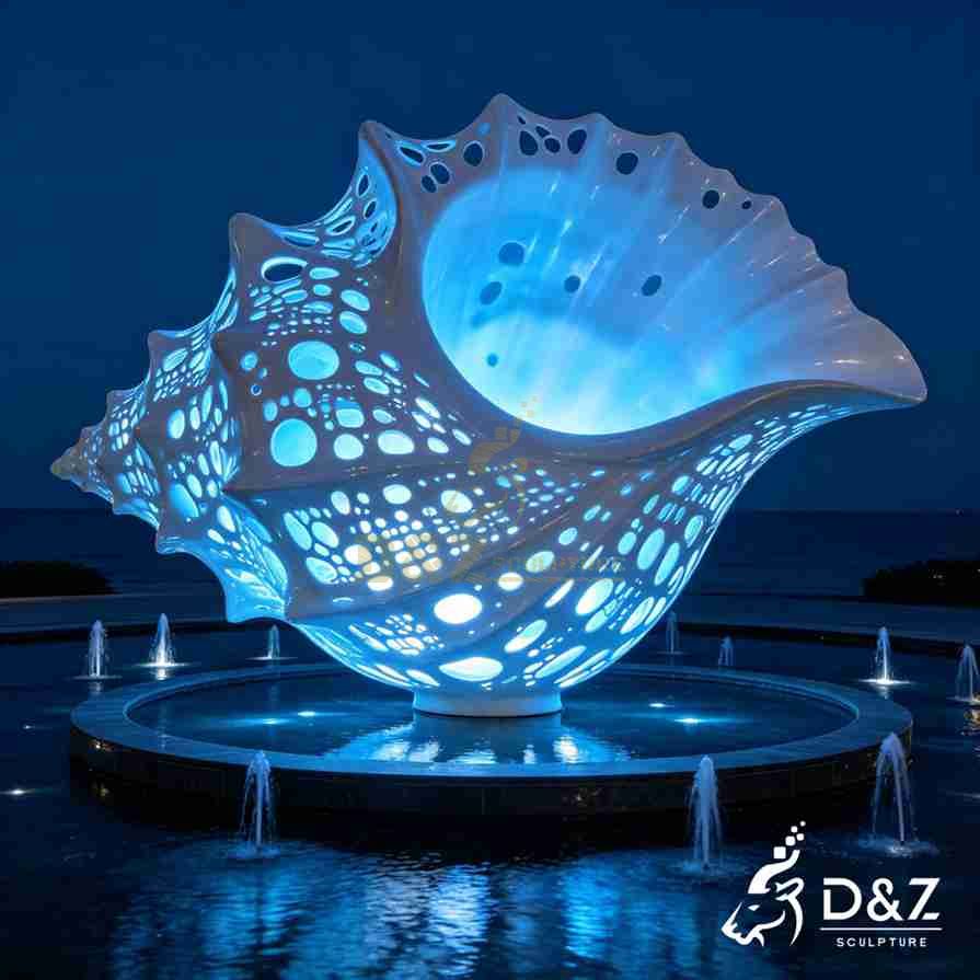 Metal Conch Sculpture 1 Metal Conch Sculpture 1