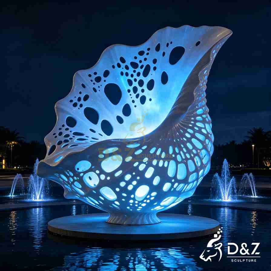 Metal Conch Sculpture 3 Metal Conch Sculpture 3