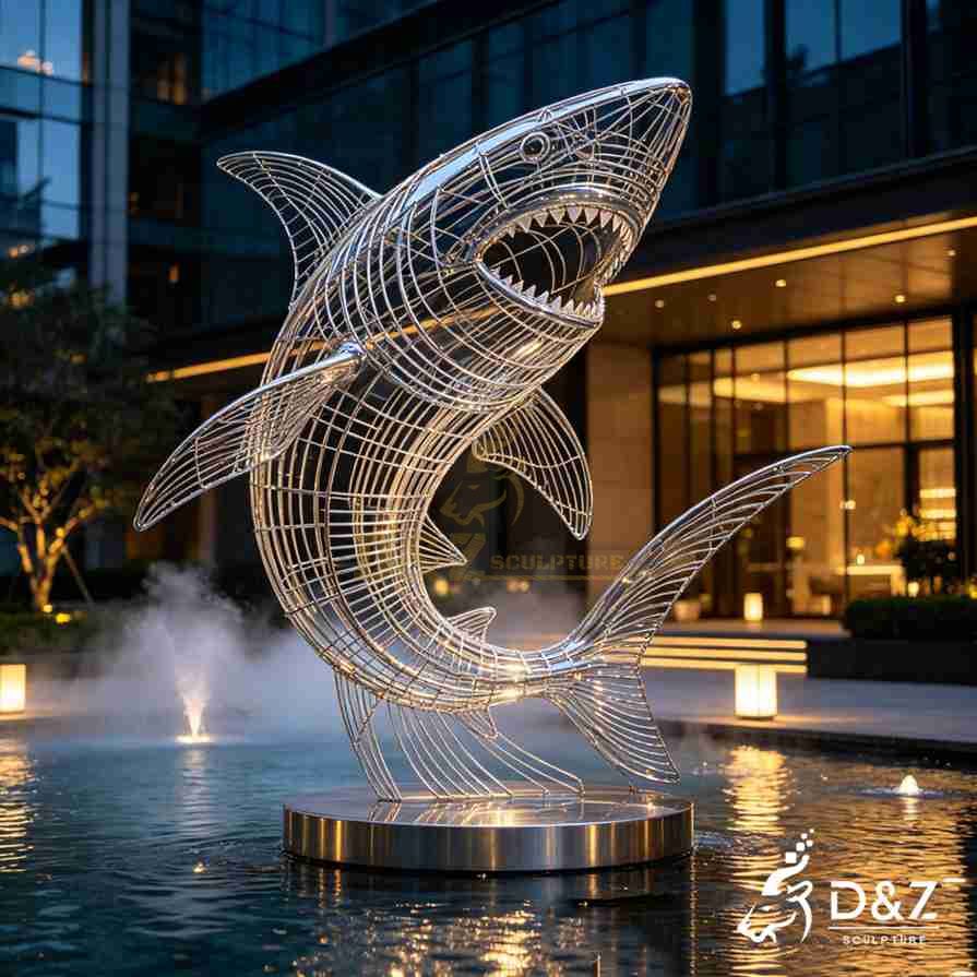 Shark Wire Sculpture 3 Shark Wire Sculpture 3