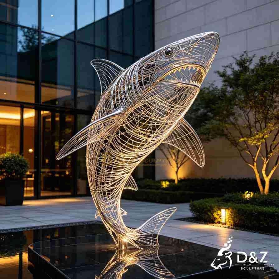 Shark Wire Sculpture 4 Shark Wire Sculpture 4