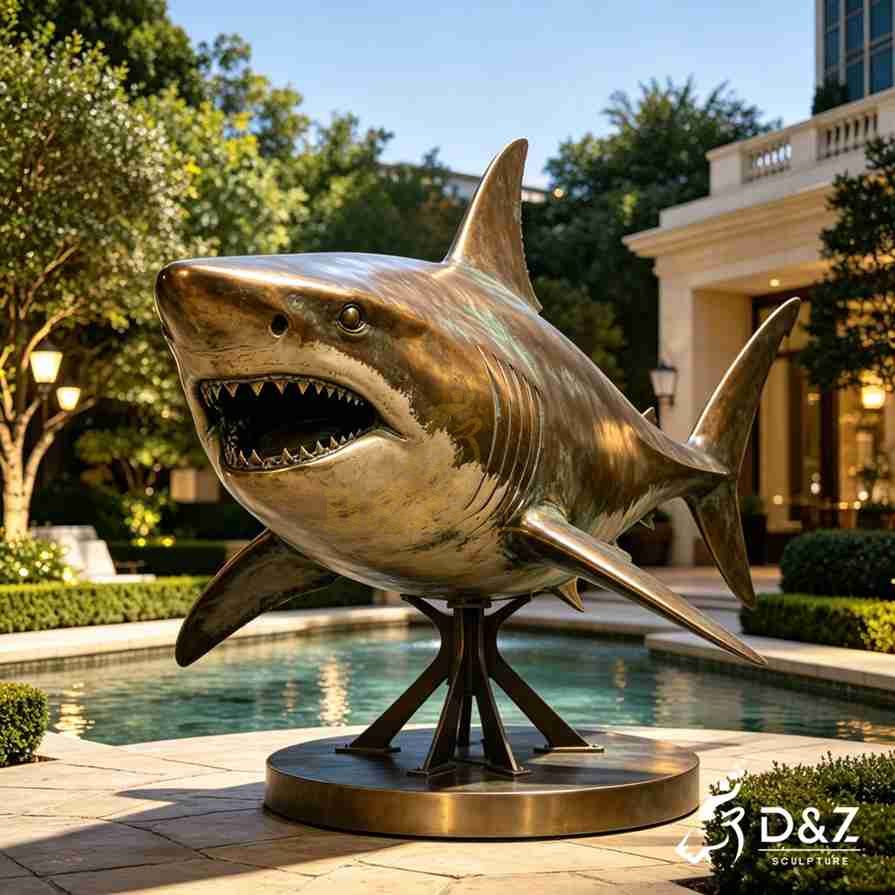 Great White Shark Statue 2