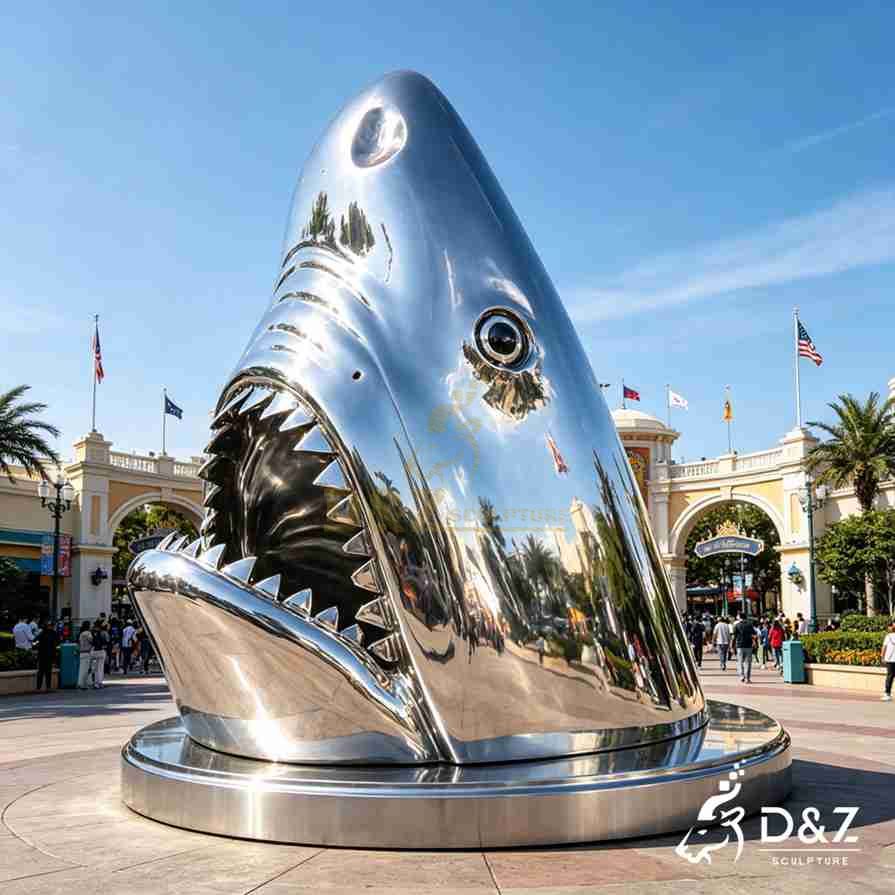 20-20 Bronze & Metal Shark Sculptures