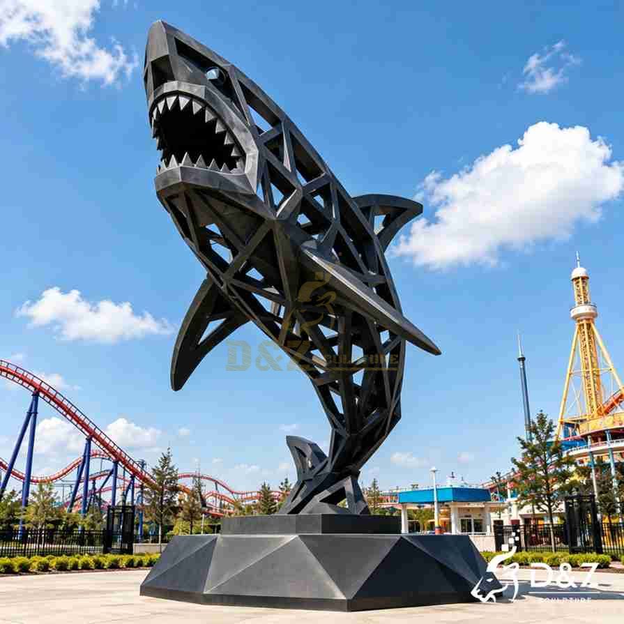 Geometric Shark Sculpture 5