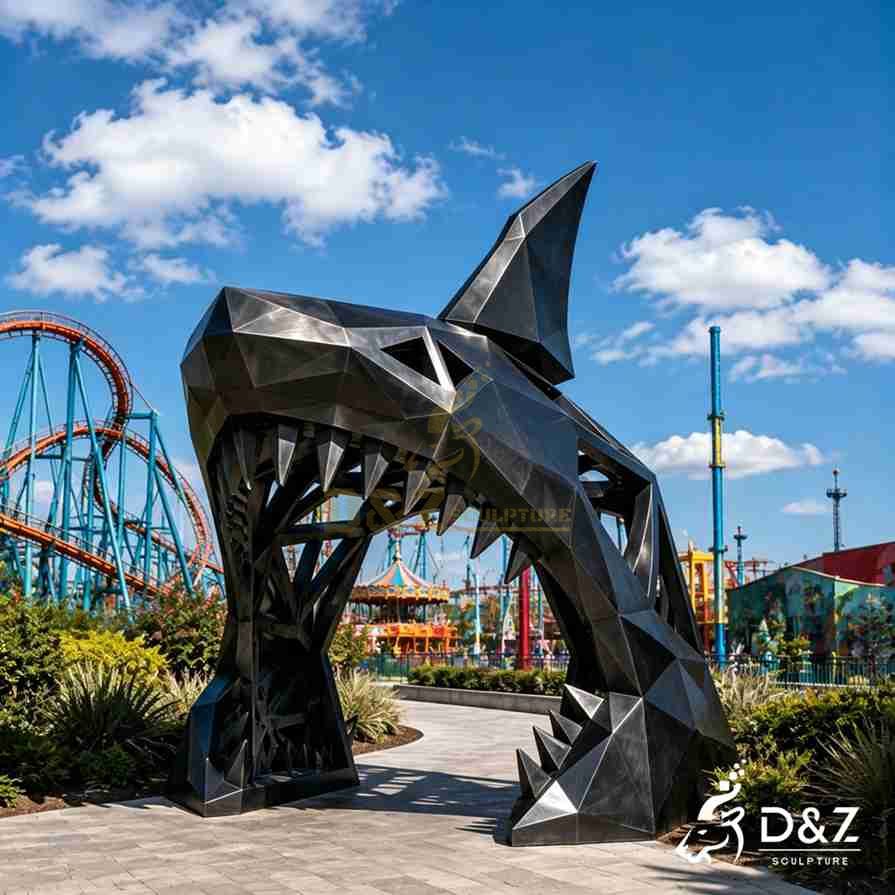 Geometric Shark Sculpture 6