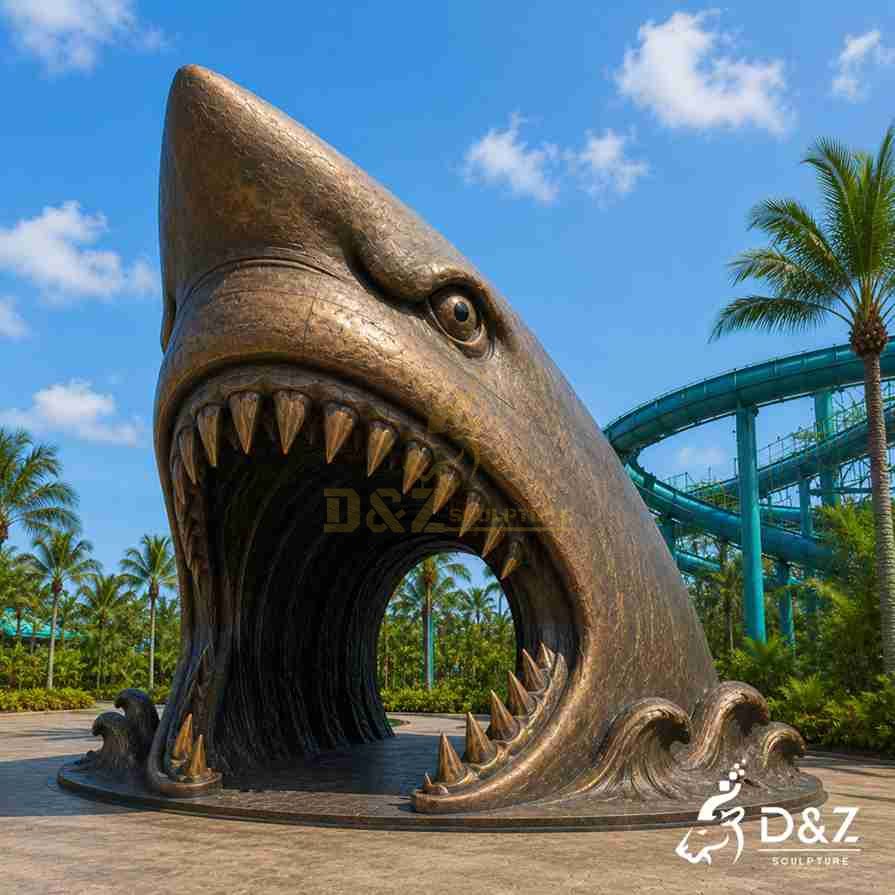 Scary Shark Statue 4 Scary Shark Statue 4
