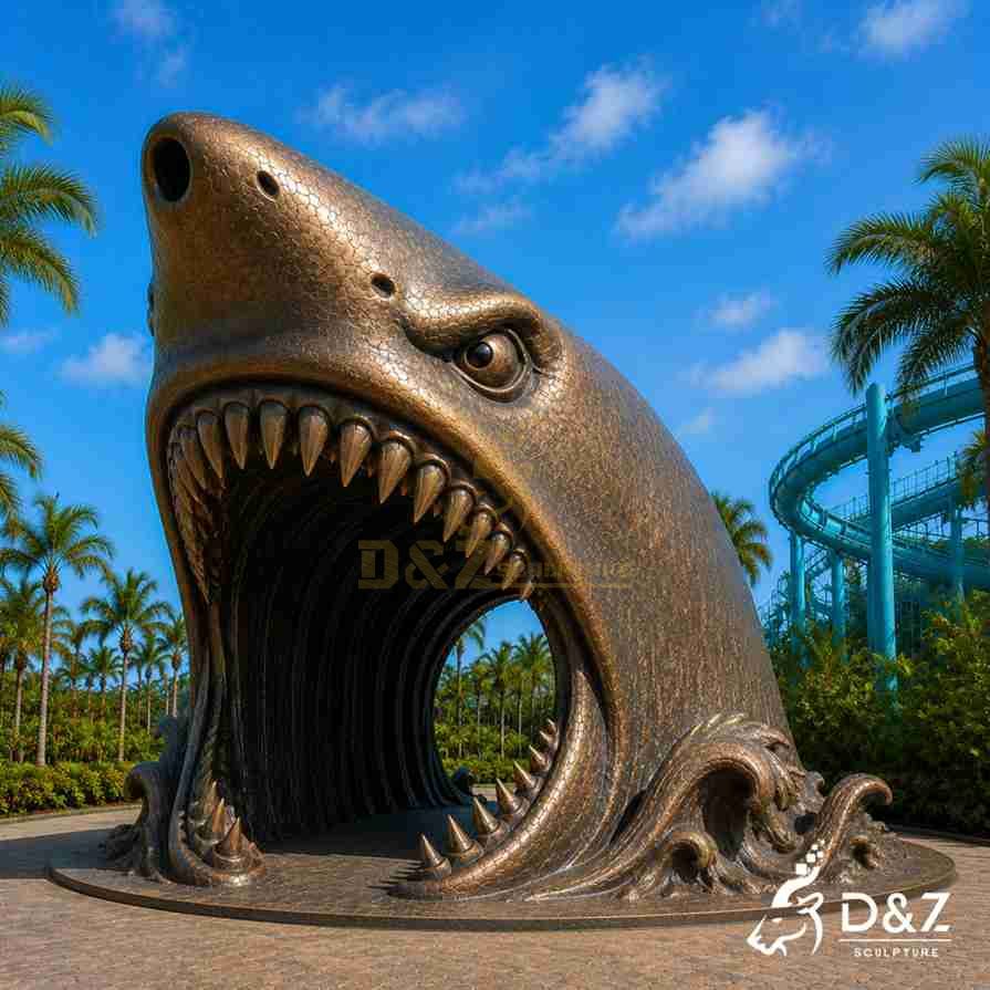 Scary Shark Statue 5 Scary Shark Statue 5