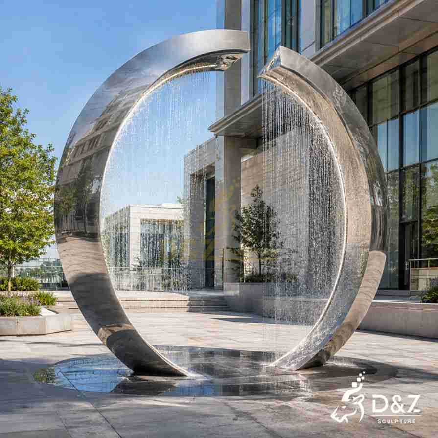Metal Arch Fountain 1