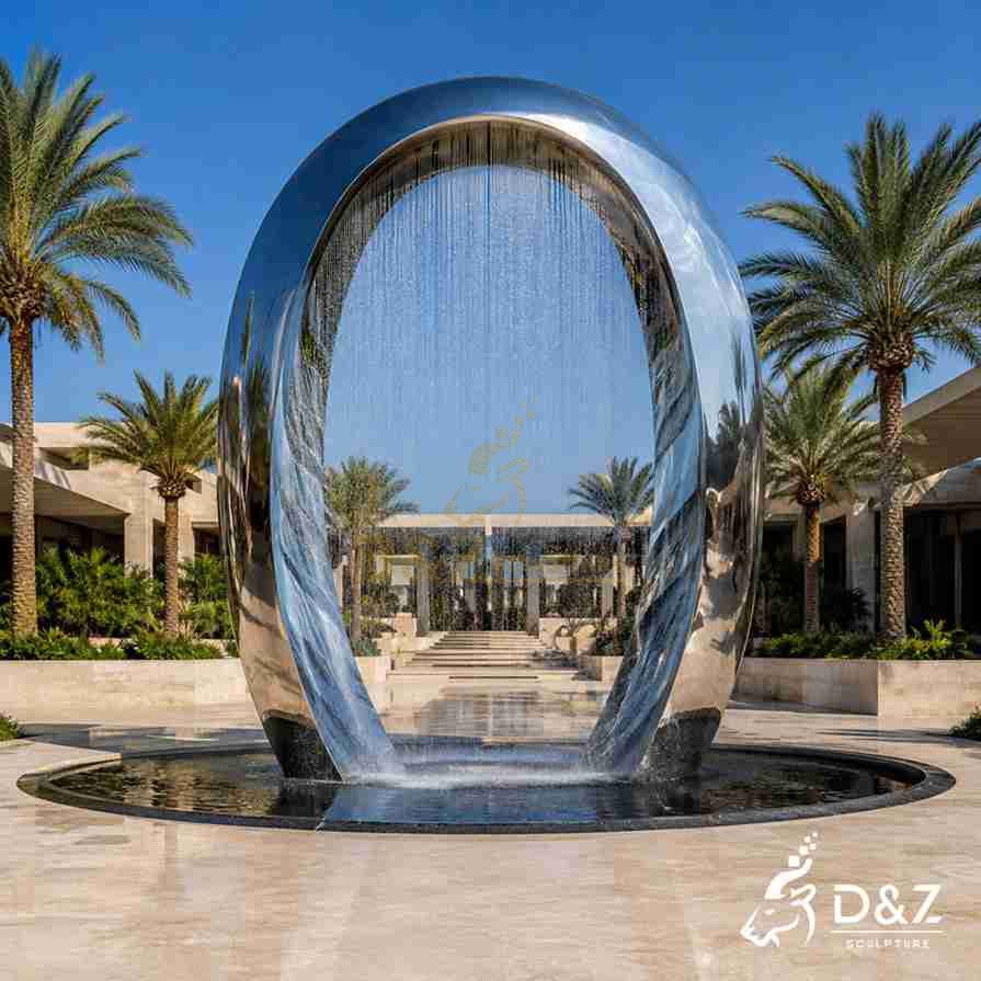 Metal Arch Fountain 6