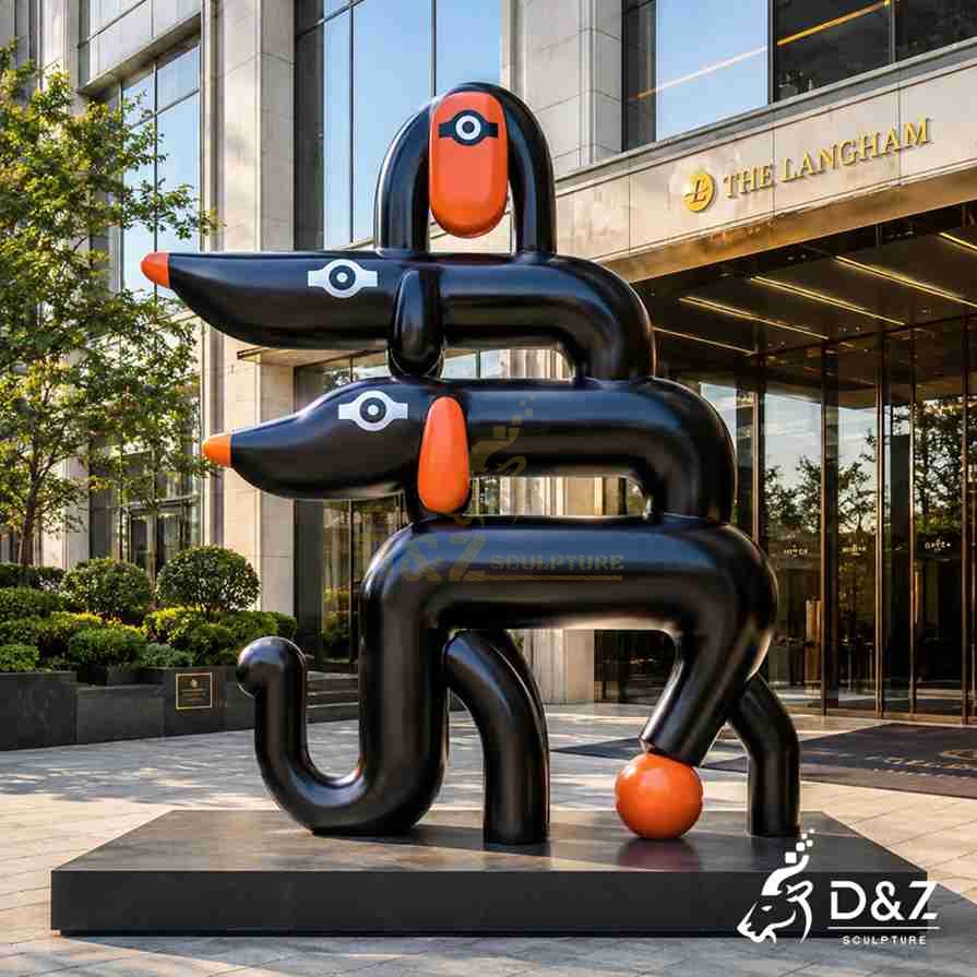Cartoon Dog Sculpture 1