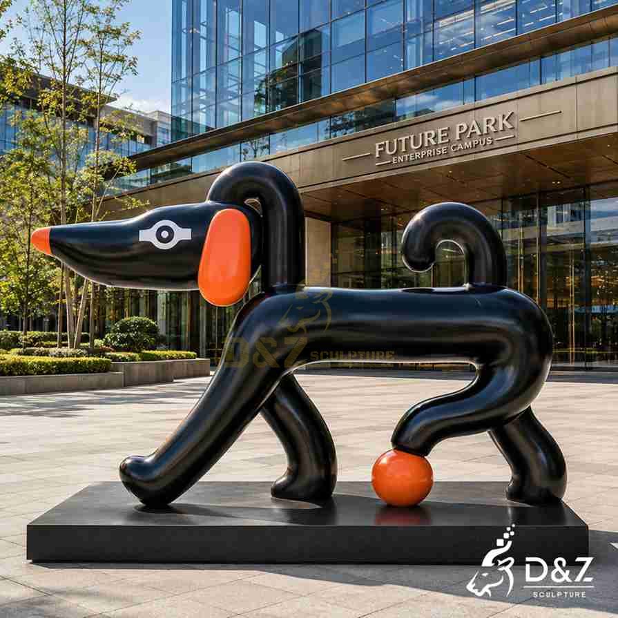 Cartoon Dog Sculpture 2